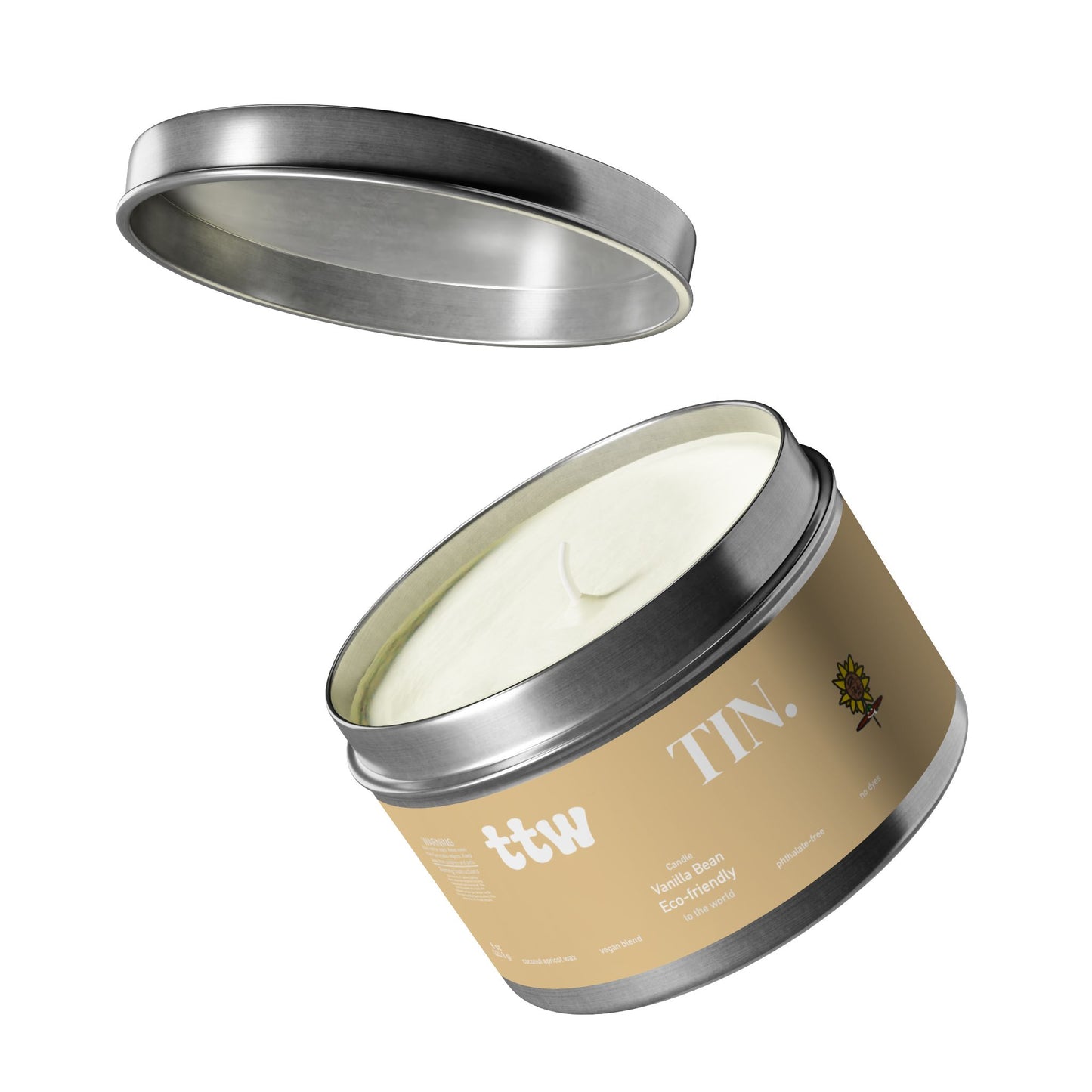 TTW Vanilla Bean Tin Candle