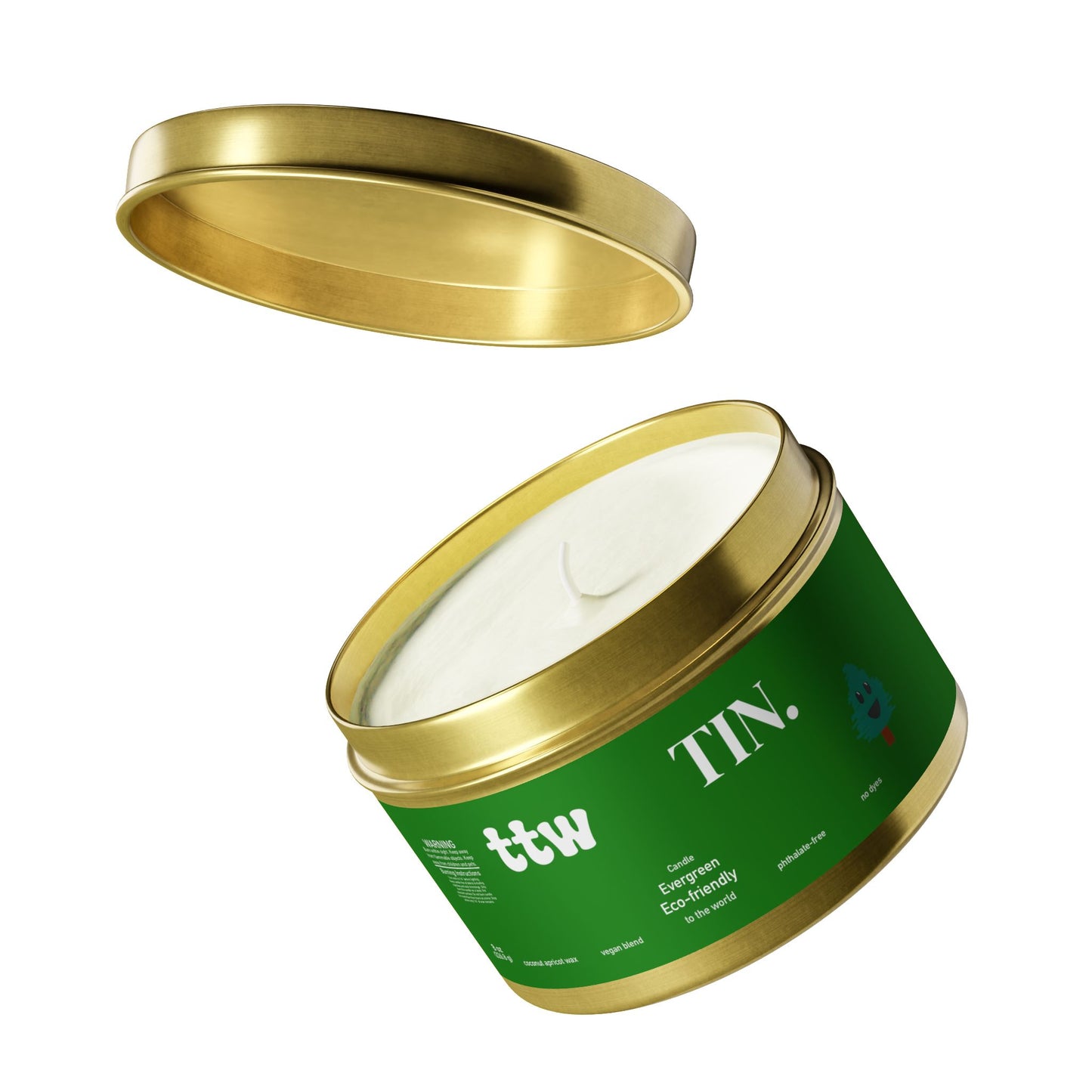 TTW Evergreen Tin Candle