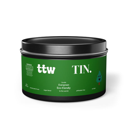 TTW Evergreen Tin Candle