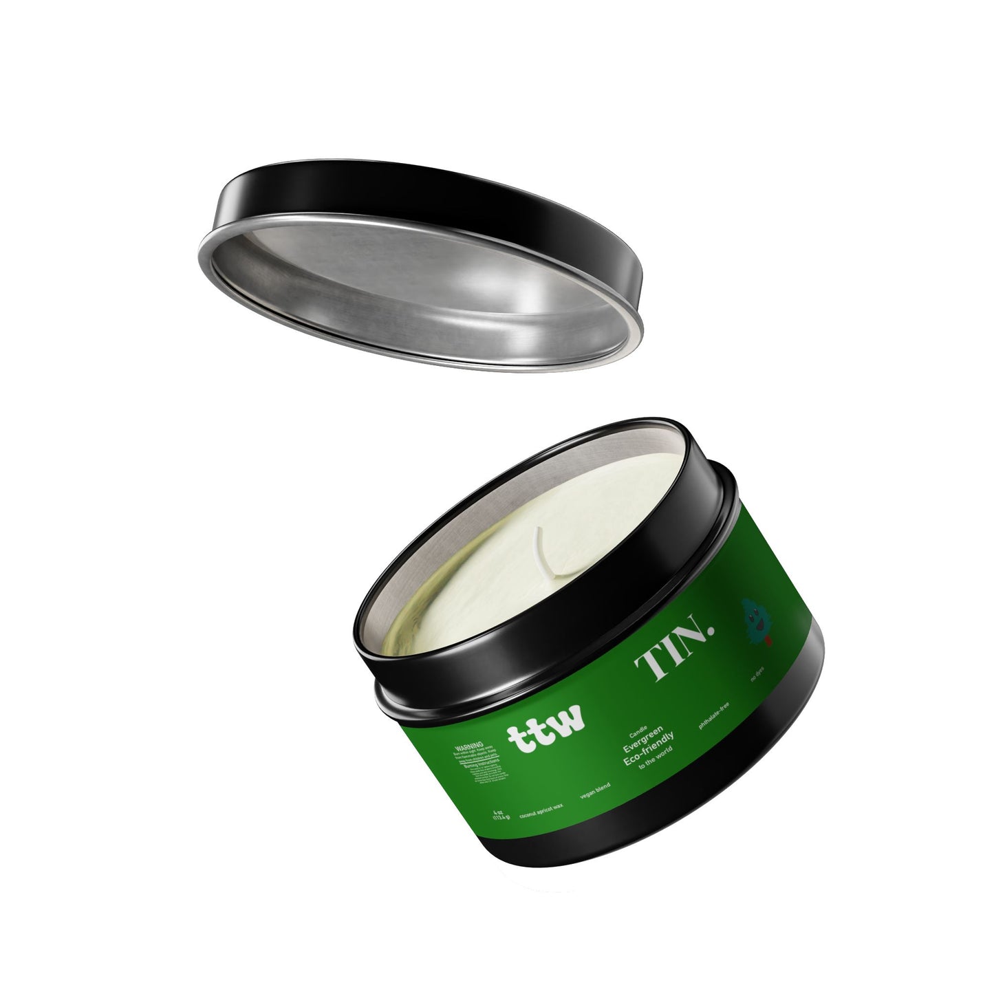 TTW Evergreen Tin Candle