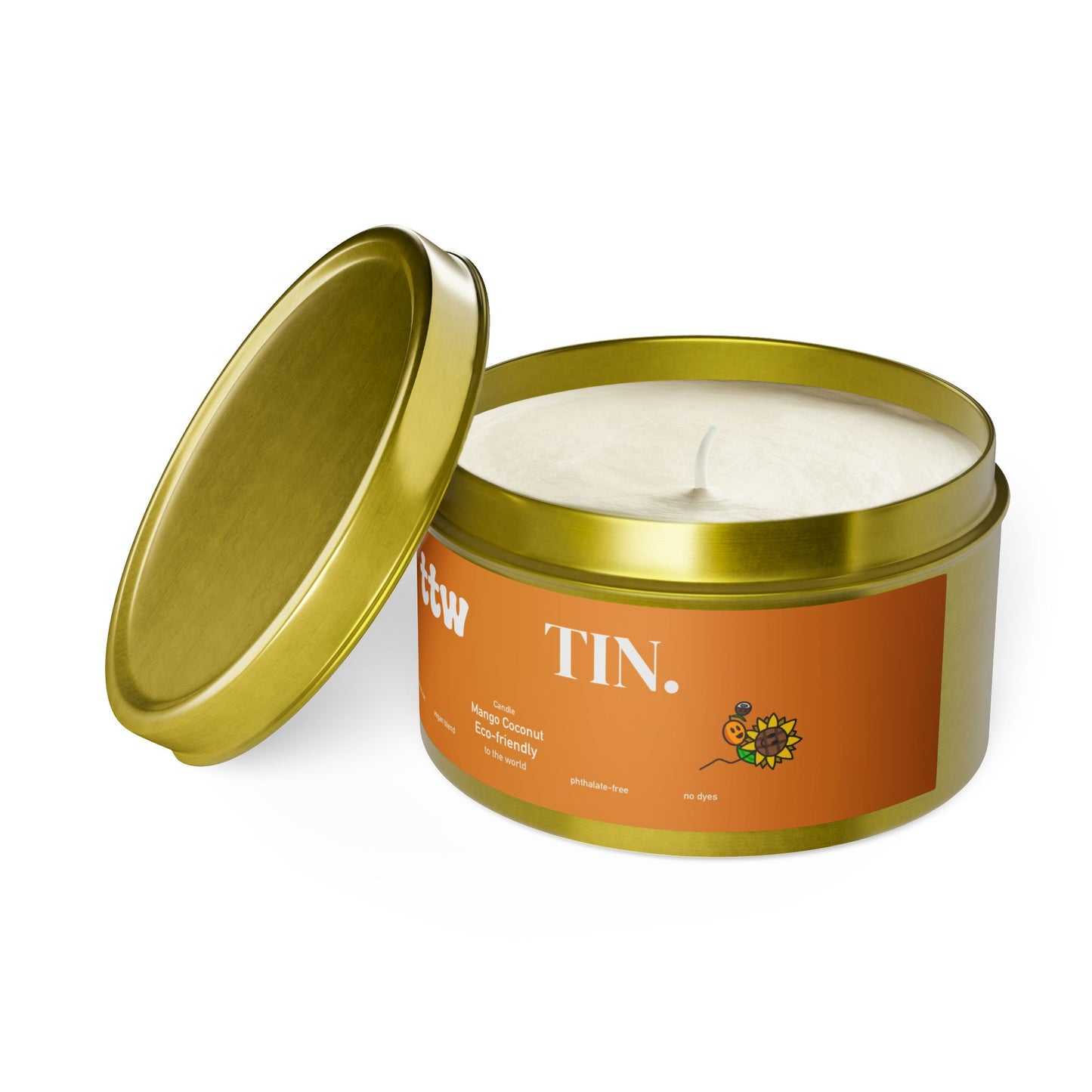 TTW Mango Coconut Tin Candle