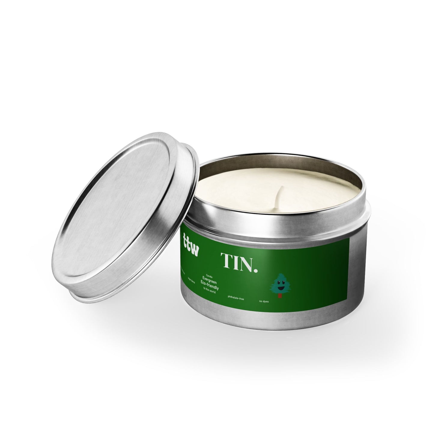 TTW Evergreen Tin Candle