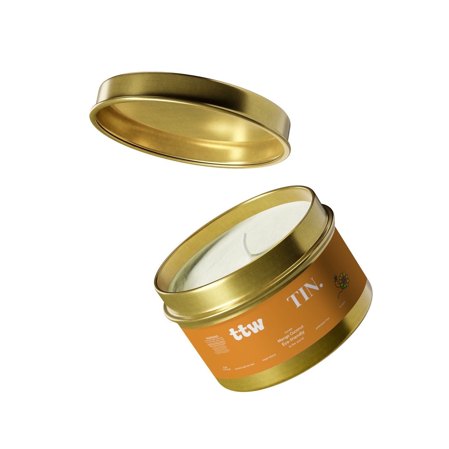 TTW Mango Coconut Tin Candle