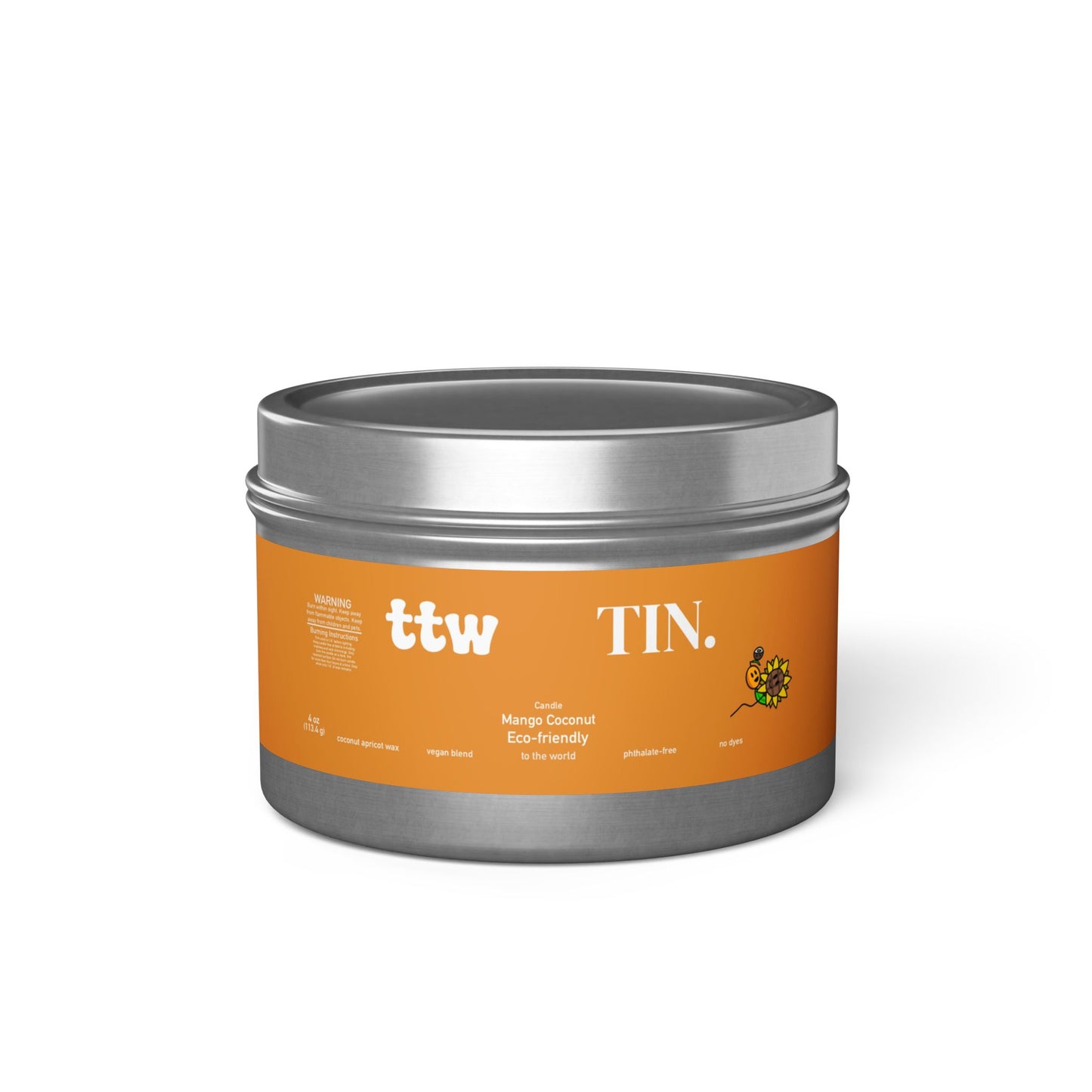 TTW Mango Coconut Tin Candle