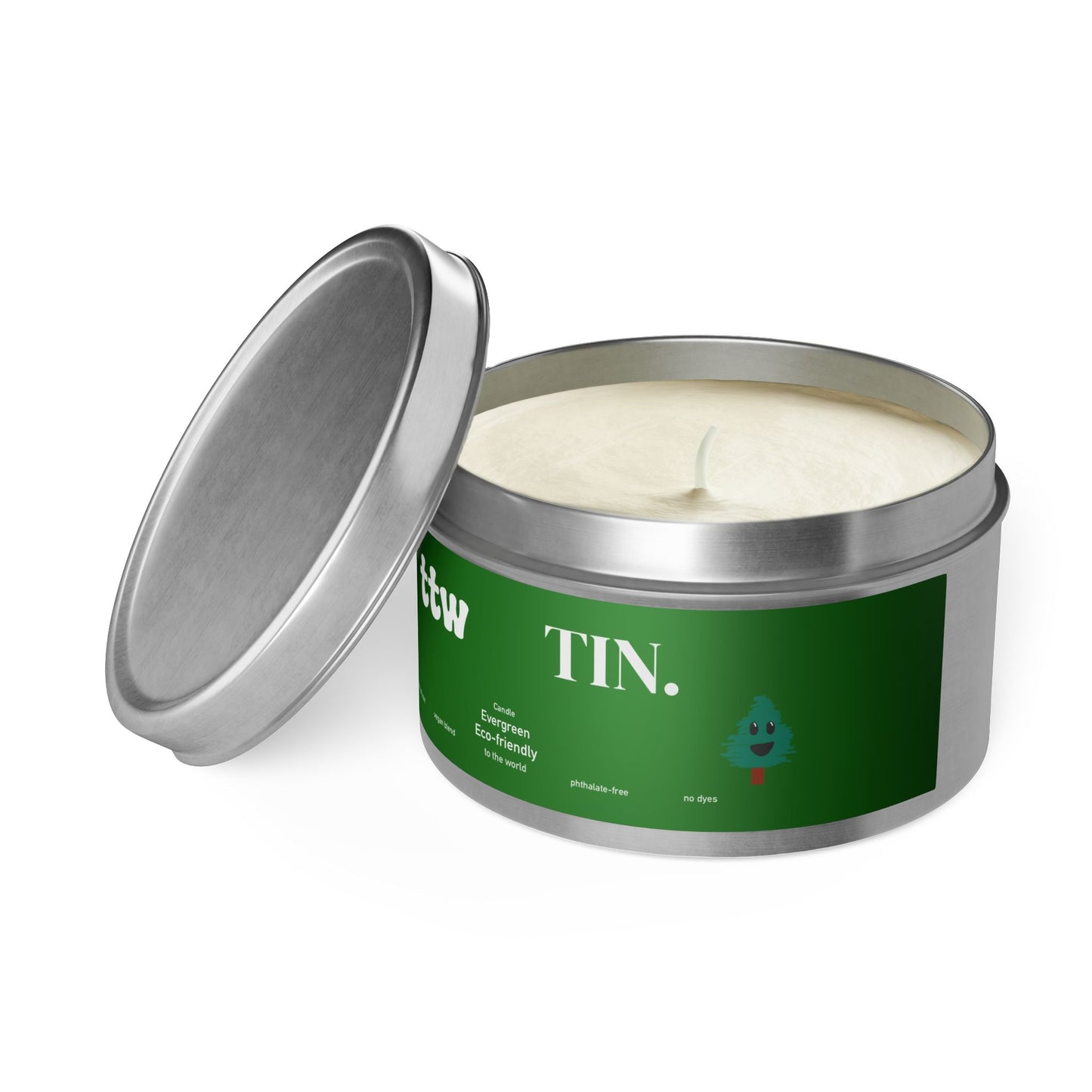 TTW Evergreen Tin Candle