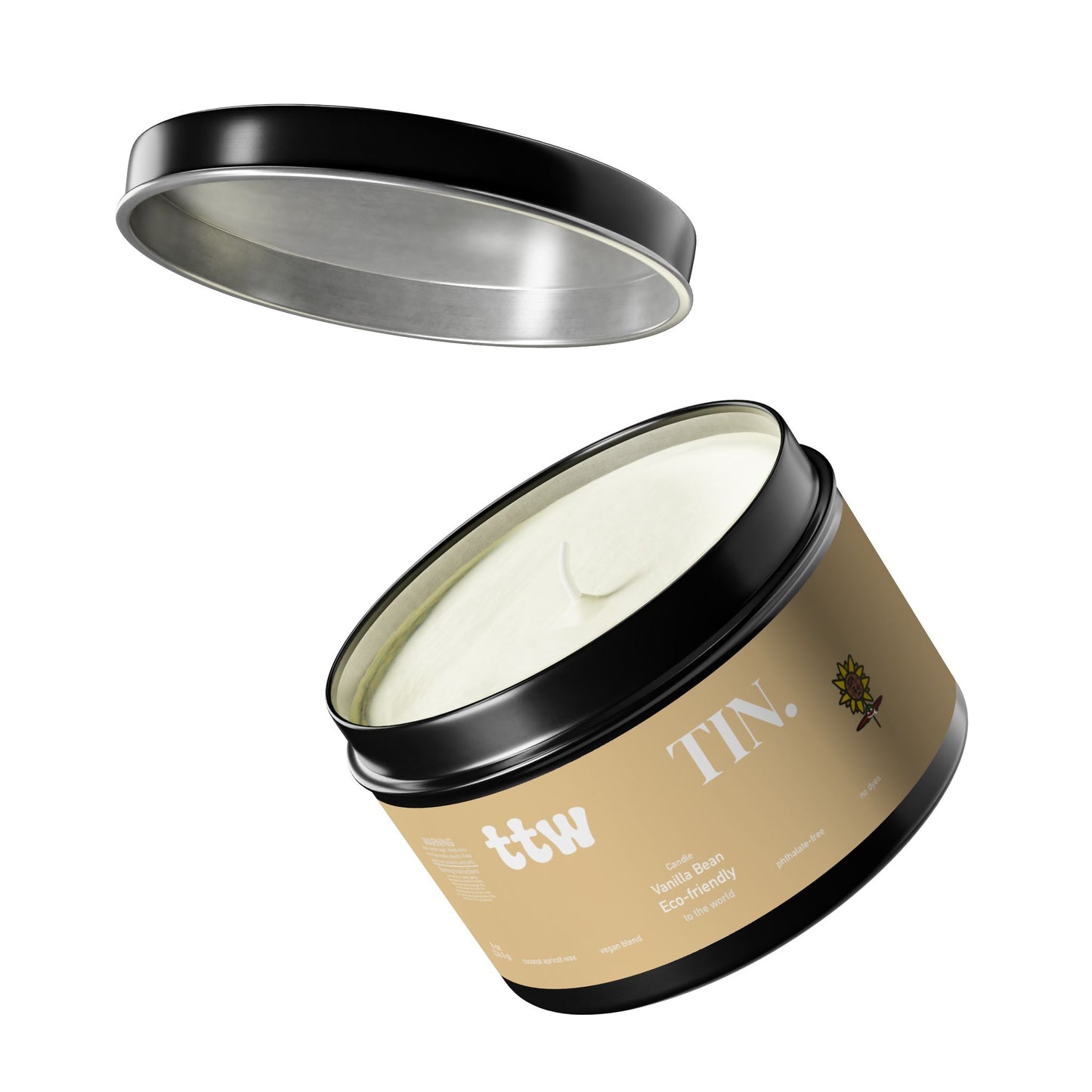 TTW Vanilla Bean Tin Candle