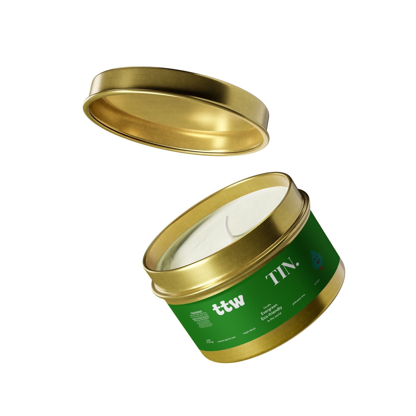 TTW Evergreen Tin Candle