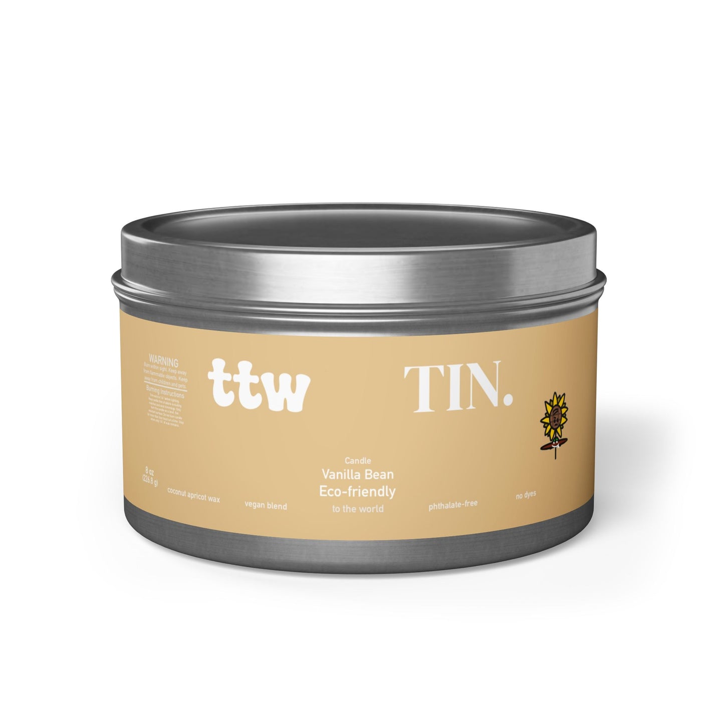 TTW Vanilla Bean Tin Candle