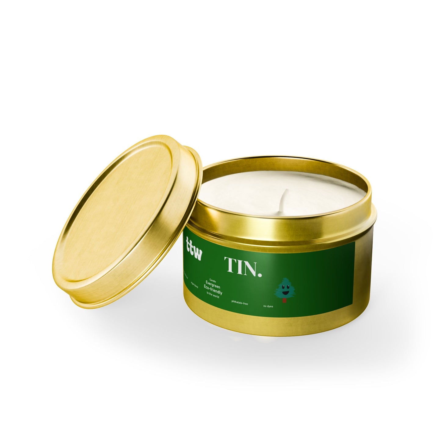 TTW Evergreen Tin Candle