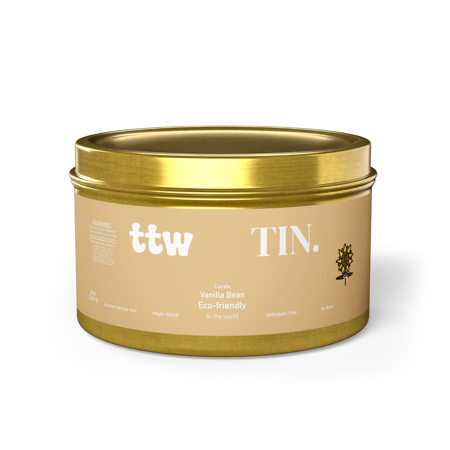 TTW Vanilla Bean Tin Candle
