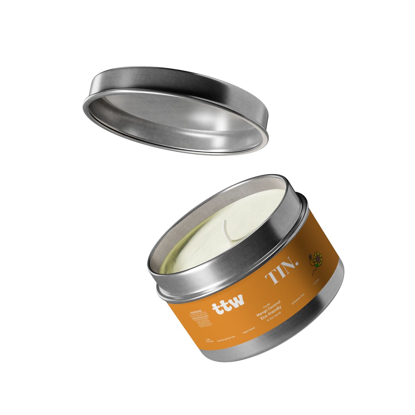 TTW Mango Coconut Tin Candle