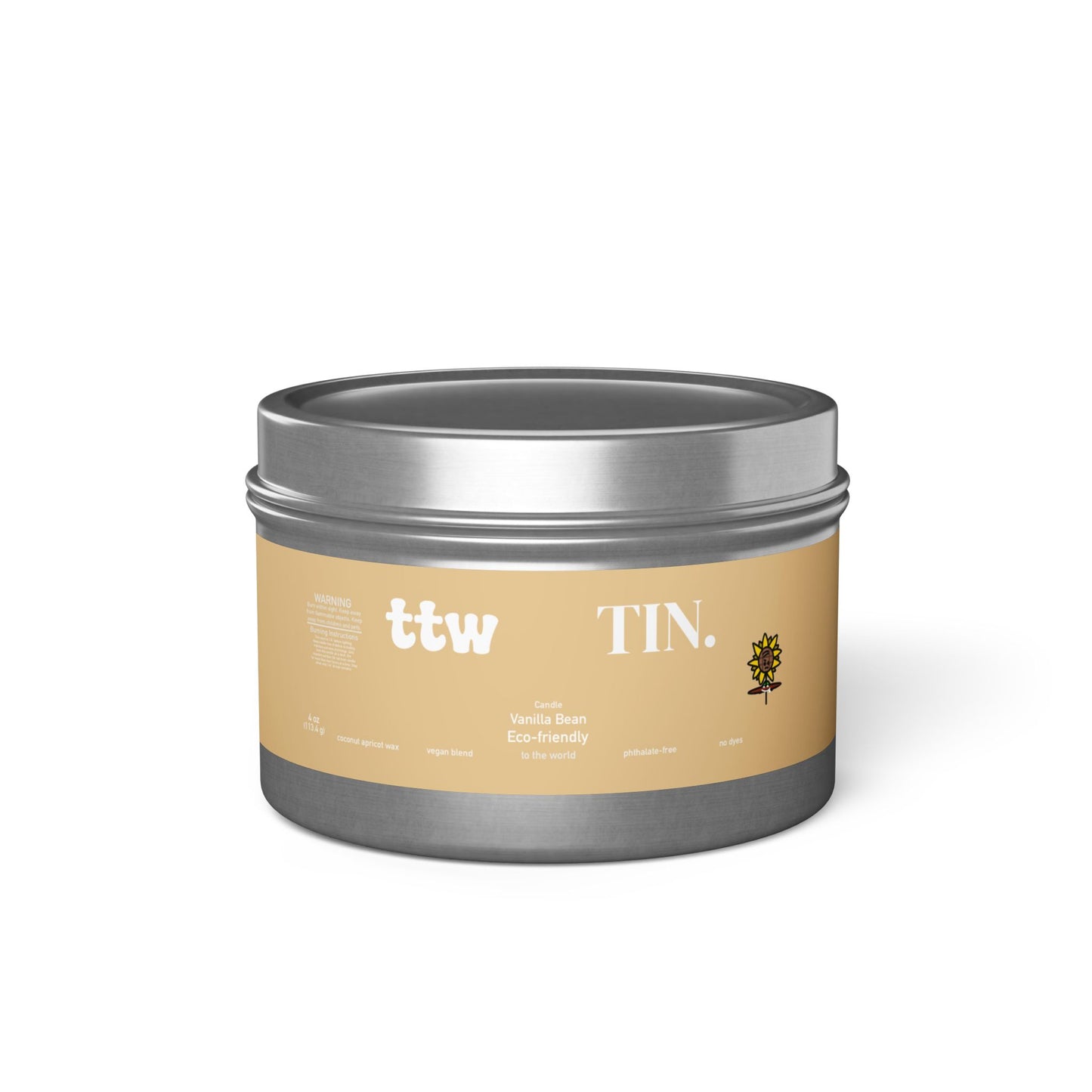 TTW Vanilla Bean Tin Candle