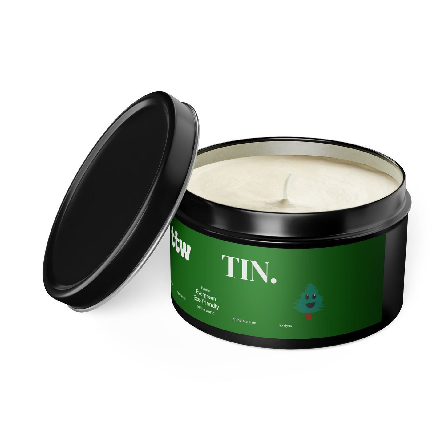 TTW Evergreen Tin Candle