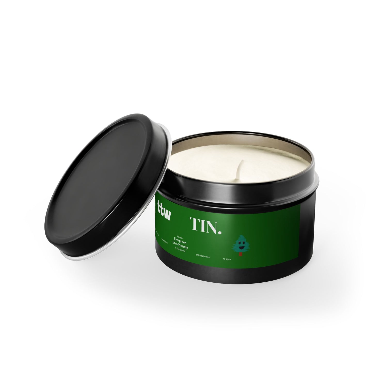 TTW Evergreen Tin Candle