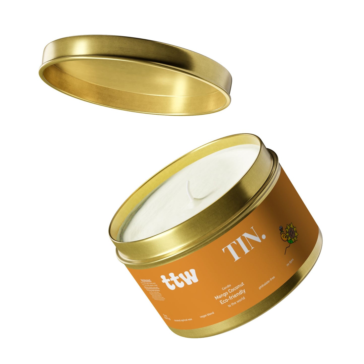 TTW Mango Coconut Tin Candle