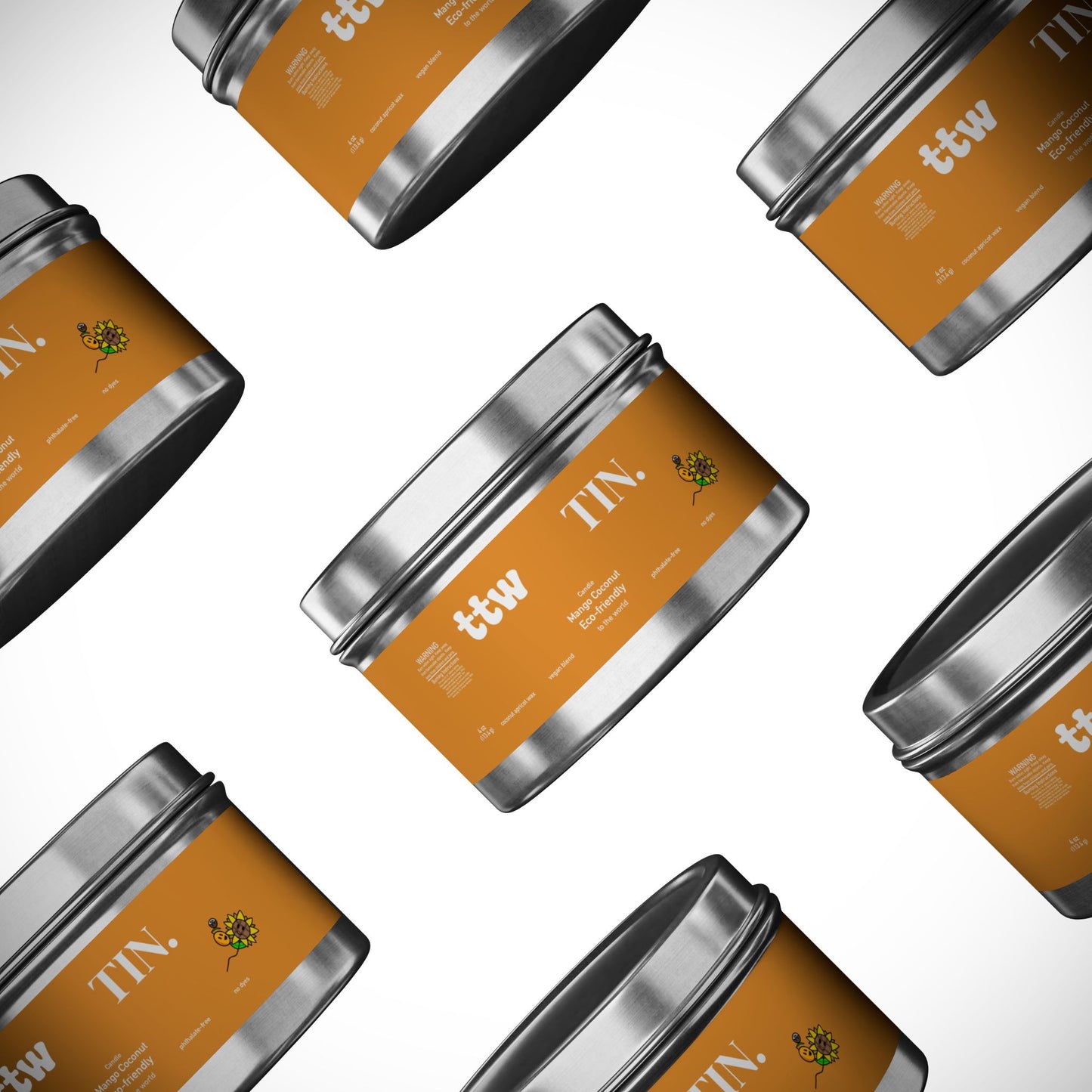 TTW Mango Coconut Tin Candle