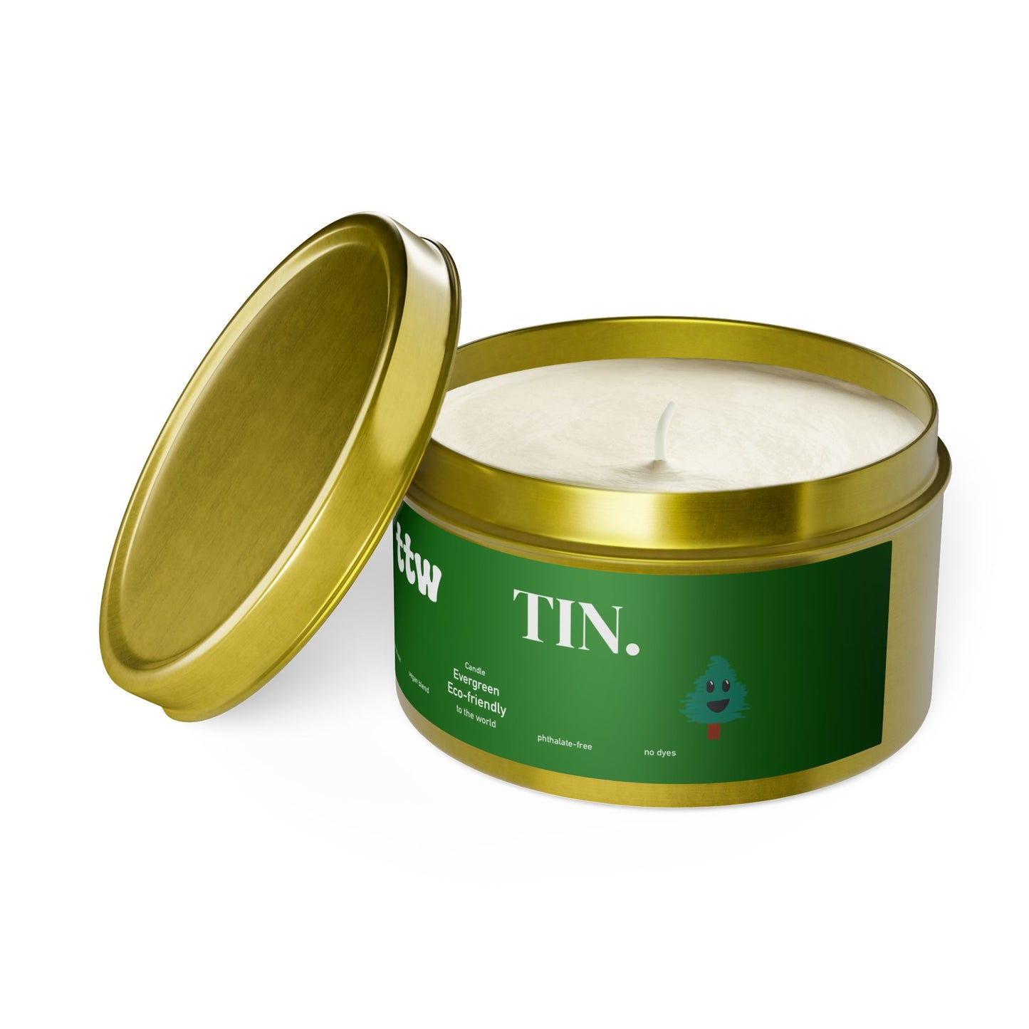 TTW Evergreen Tin Candle