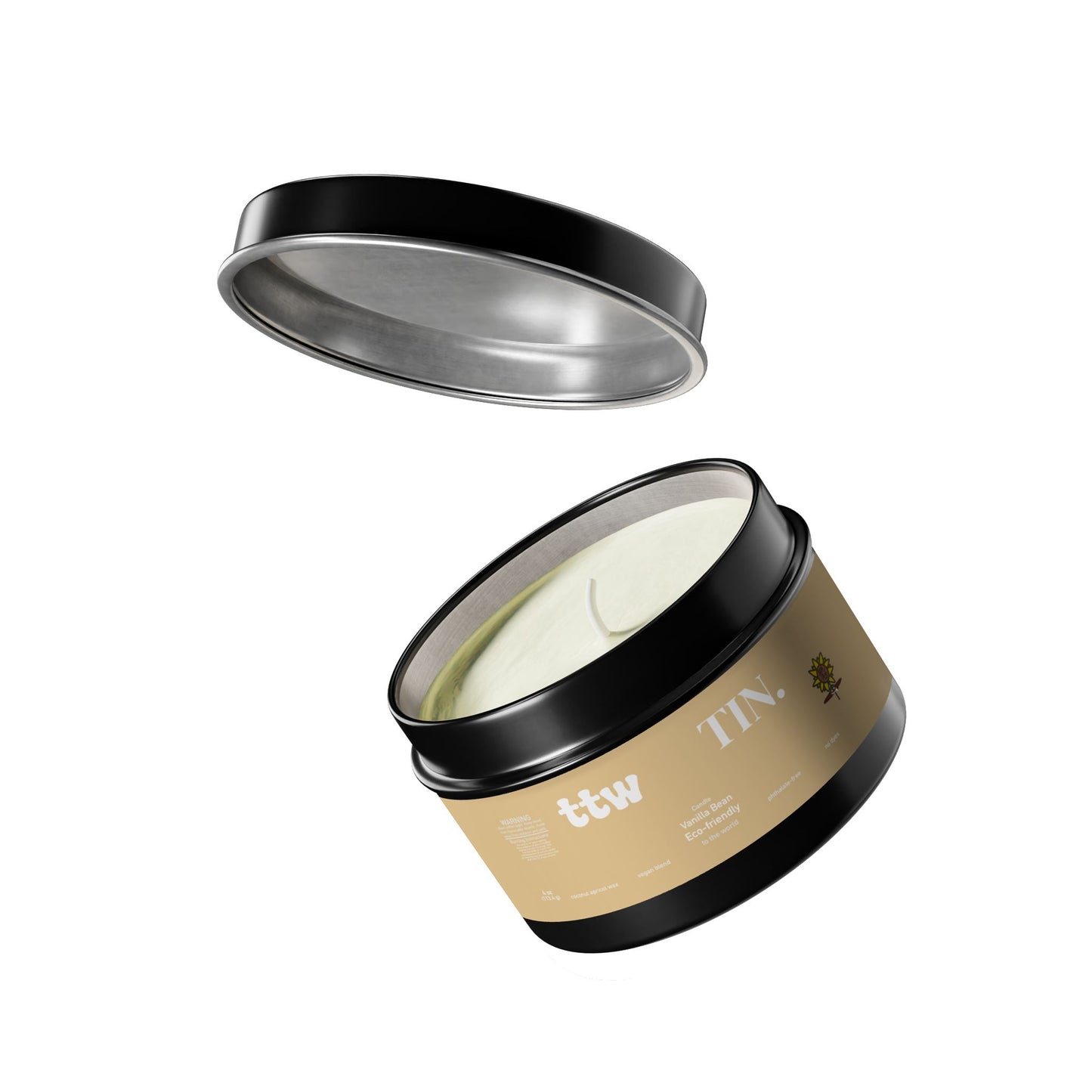 TTW Vanilla Bean Tin Candle