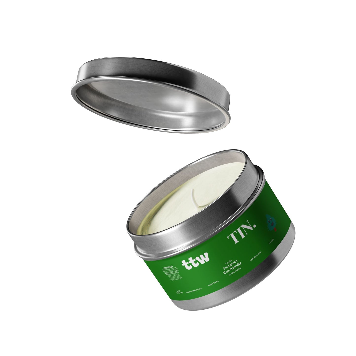 TTW Evergreen Tin Candle