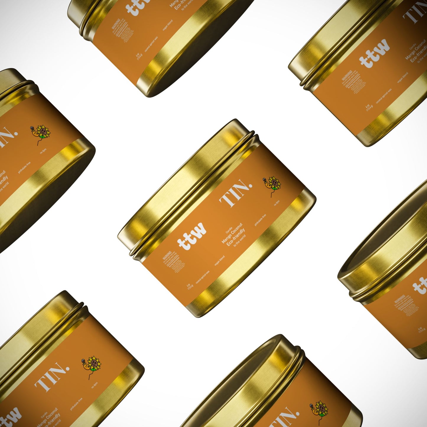 TTW Mango Coconut Tin Candle