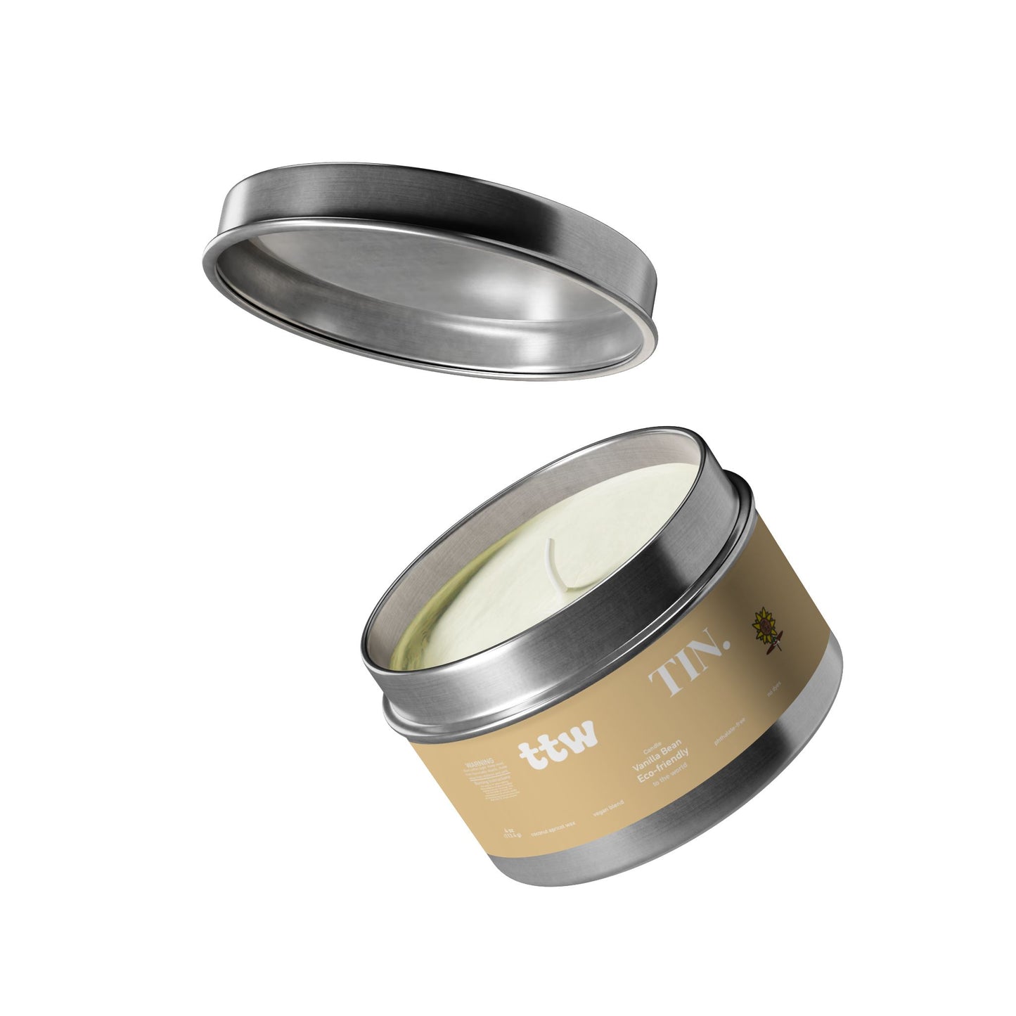 TTW Vanilla Bean Tin Candle