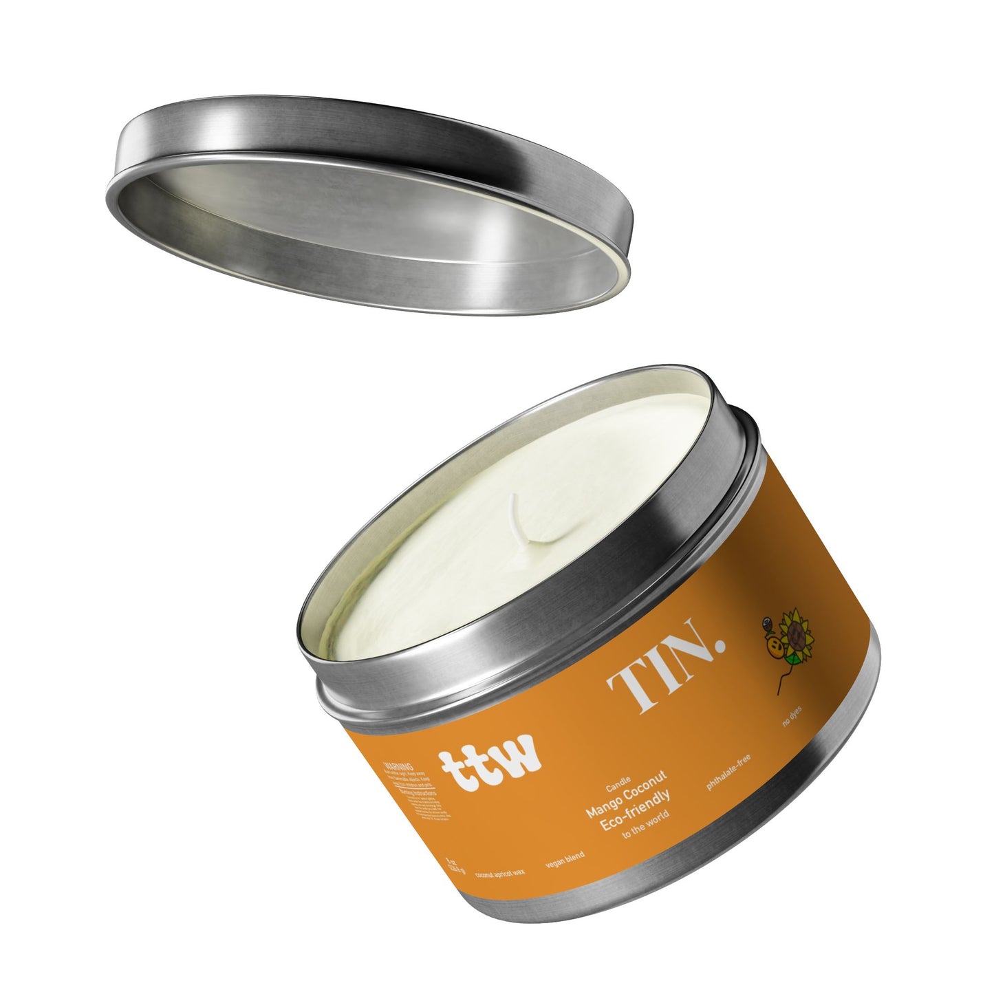 TTW Mango Coconut Tin Candle