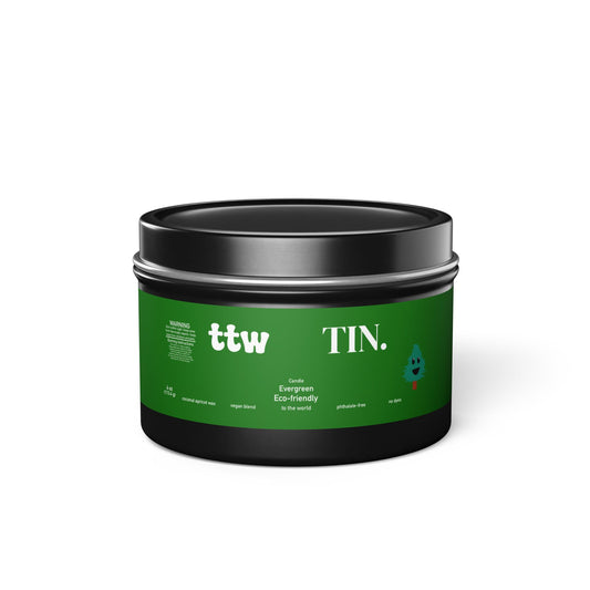 TTW Evergreen Tin Candle