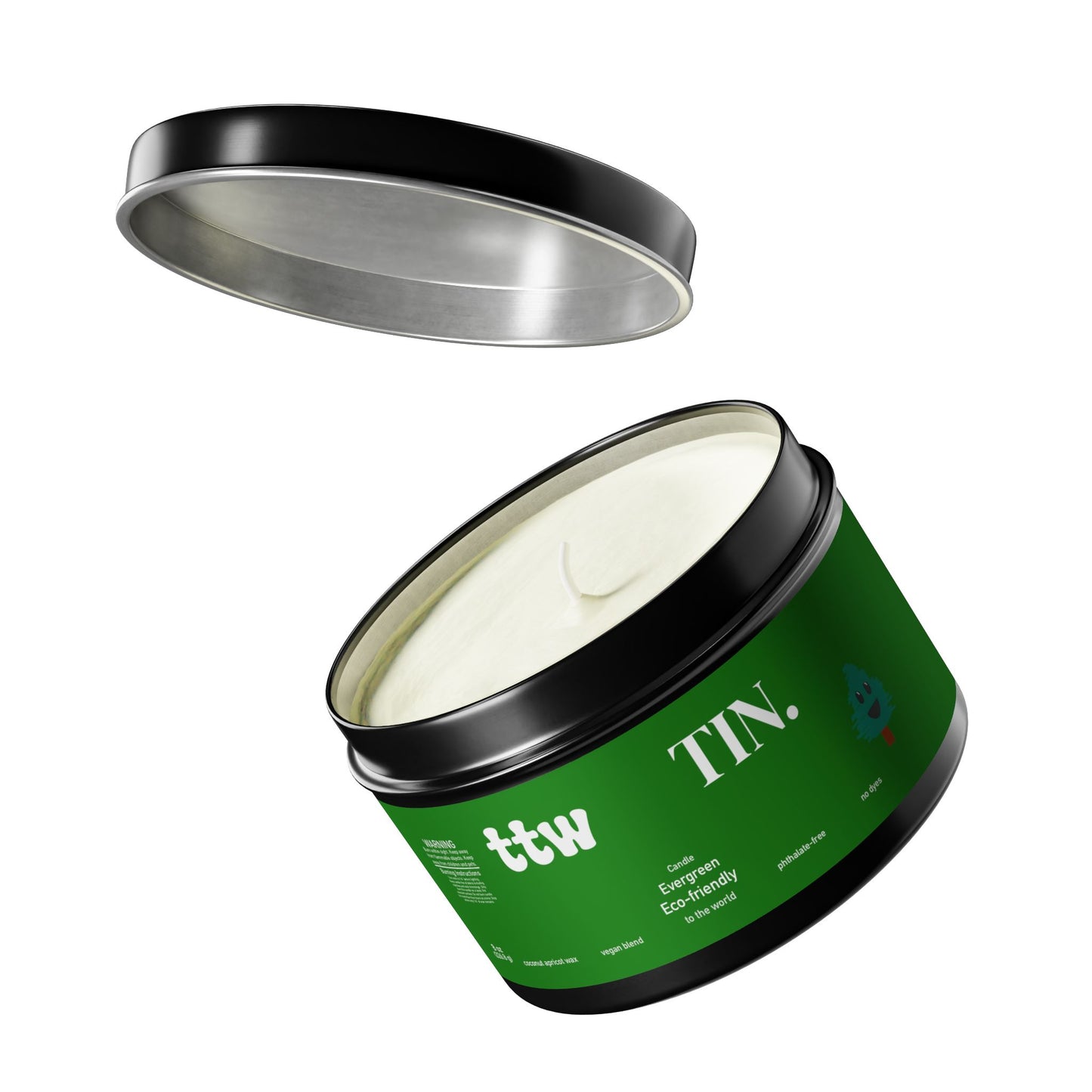 TTW Evergreen Tin Candle