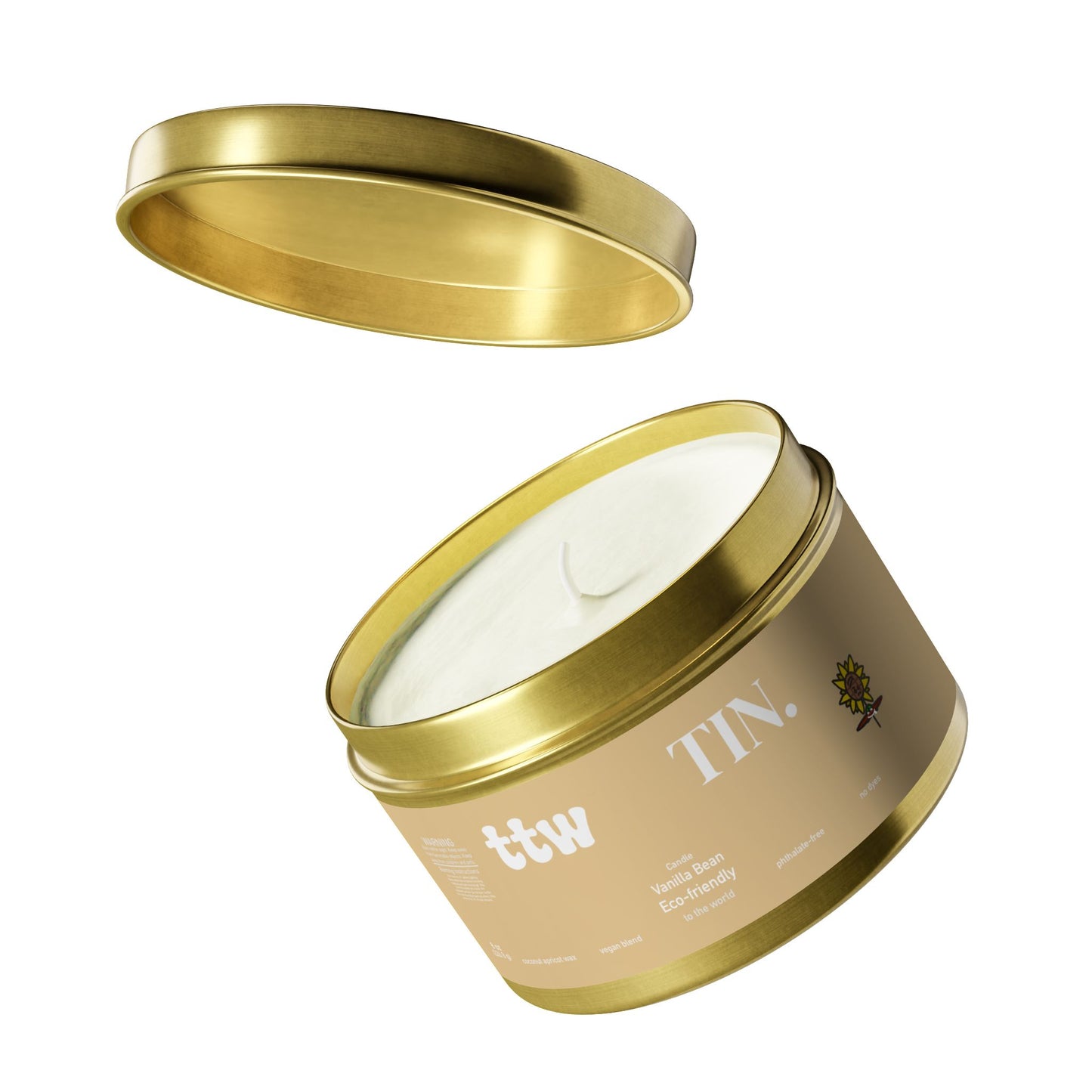 TTW Vanilla Bean Tin Candle