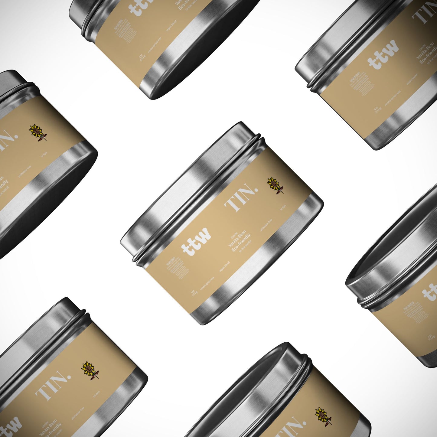 TTW Vanilla Bean Tin Candle